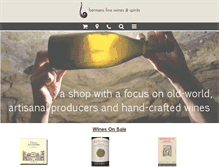 Tablet Screenshot of bermansfinewines.com